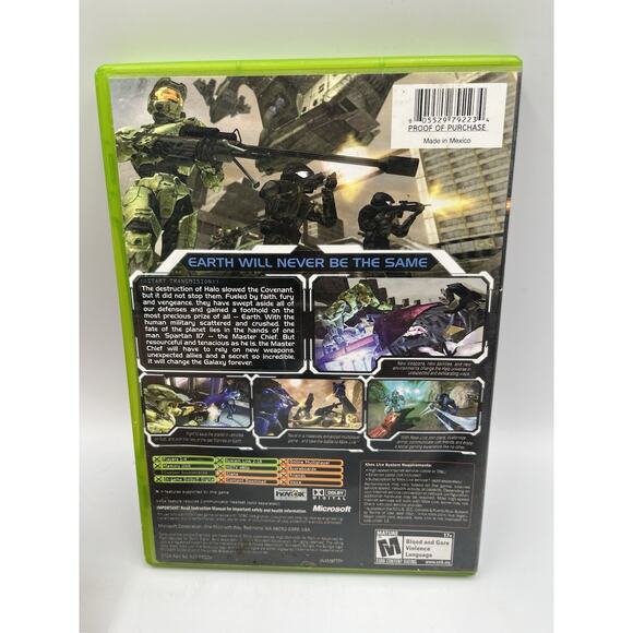 Halo 2 BLACK LABEL (Microsoft Original Xbox, 2004) CIB Complete Tested Works - Picture 2 of 10